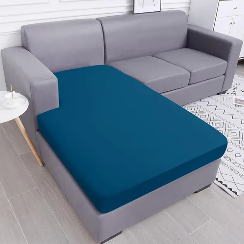 Miniatura 65 de Smiry Fundas de cojín impermeables para sofá, funda elástica y lavable, funda de cojín suave elástica antideslizante para muebles para mascotas
