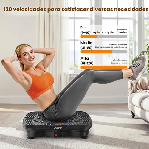 Miniatura 6 de AXV Vibration Plate Fitness Platform Exercise Machine Vibrating Shaking Full Body Shaker Workout Vibrate Stand Shake Board Sport for Weight Loss Fat