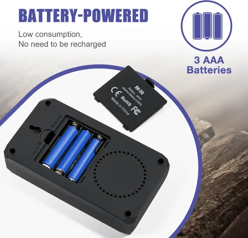 Miniatura 7 de Life Basis - Detector de radón para el hogar, probador de radón portátil para el hogar con monitoreo de radón a largo y corto plazo, rango de 0-500