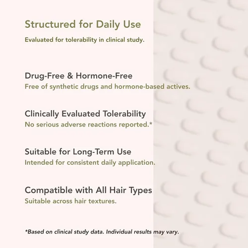 Miniatura 6 de BLH308 Suplemento para el crecimiento del cabello para mujeres y hombres – 60 tabletas – Complejo botánico clínicamente evaluado – Hoja de caqui, té