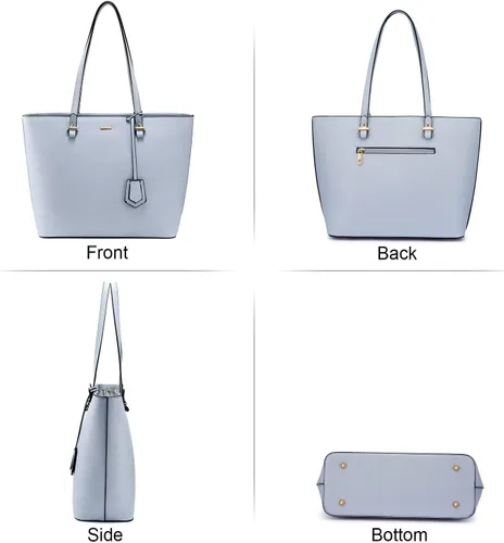 Miniatura 7 de LOVEVOOK Bolso de mano para mujer, bolso de hombro con asa superior, con bolsillo externo