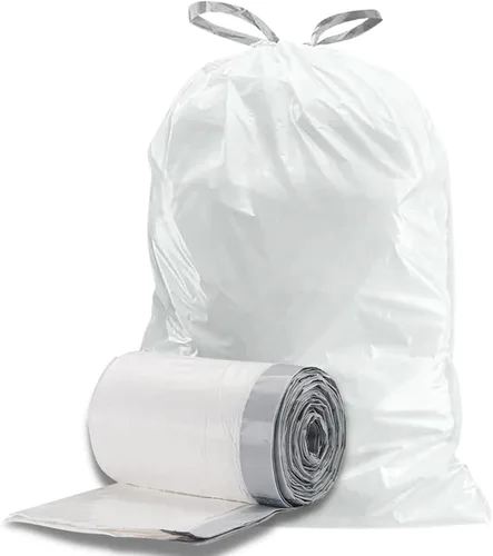 Miniatura 6 de Plasticplace - Bolsas de basura, compatibles con Simplehuman código H, revestimientos para botes de basura de 8-9 galones, bolsas de basura blancas