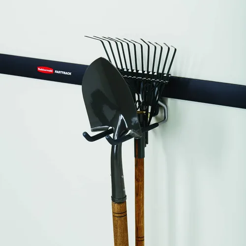 Miniatura 5 de Rubbermaid Fast Track - Gancho múltiple para almacenamiento de garaje montado en la pared (paquete de 16)