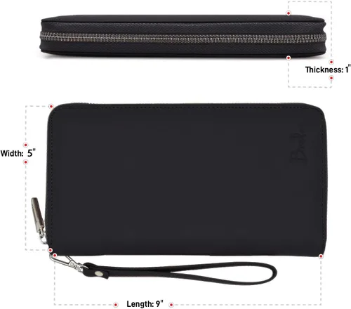 Miniatura 6 de Cartera de viaje, Negro -, Cartera RFID
