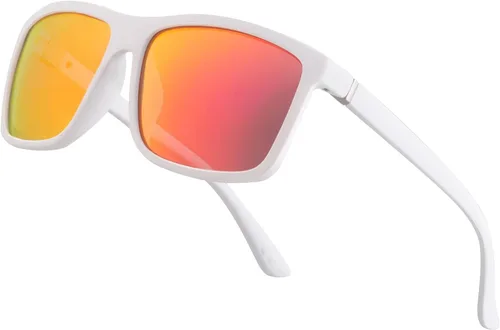 Miniatura 27 de Gafas de sol polarizadas deportivas para hombre, gafas de marco cuadrado NP1007