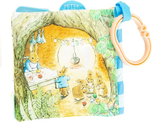 Miniatura 7 de KIDS PREFERRED Libro Blandito de Peter Rabbit con juguete, mordedor y crujido, 12.7 centímetros