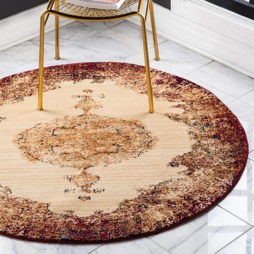 Miniatura 13 de Unique Loom Dorchester Collection - Alfombra rectangular de 4 pies 1 pulgada x 6 pies 1 pulgada, color beige y negro