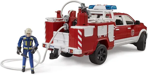 Miniatura 4 de Bruder 02544 RAM 2500 Camión de bomberos con módulo de luz y sonido