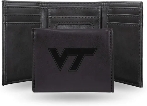 Miniatura 29 de NCAA Rico Industries - Billetera triple grabada con láser, con grabado láser, accesorio para hombre