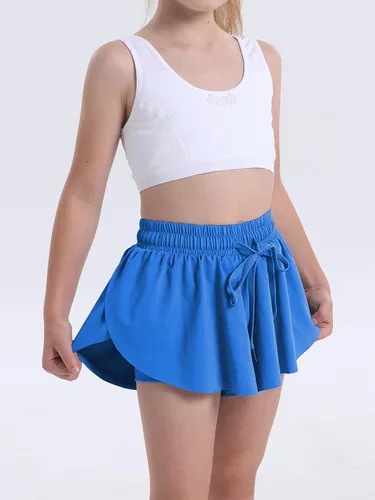 Miniatura 3 de Pantalones cortos fluidos para adolescentes, atléticos, correr, jóvenes, pantalones cortos de mariposa