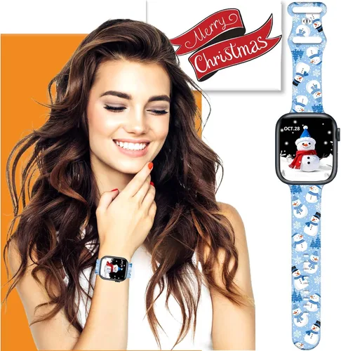 Miniatura 5 de Bandas de reloj de vacaciones compatibles con Apple Watch para mujeres y hombres de 38mm 40mm 41mm 42mm 44mm 45mm 46mm 49mm, para iPhone, iWatch