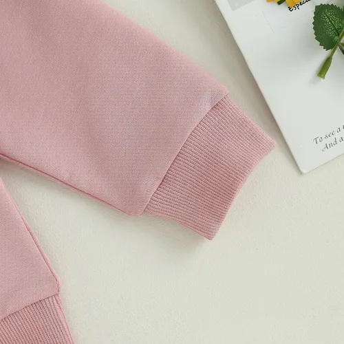 Miniatura 5 de Conjunto de sudadera con estampado para bebé y niña, sudadera larga para otoño e invierno