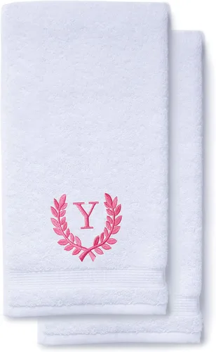 Miniatura 173 de Toallas de mano decorativas y con monograma para baño, cocina, maquillaje Regalo personalizado para boda-nupcial Toalla turca de lujo