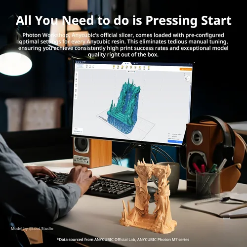 Miniatura 7 de ANYCUBIC Paquete de resina 2.0 con tecnología de resina de 2ª generación, resina para impresora 3D con alta dureza, detalles más precisos, amplia