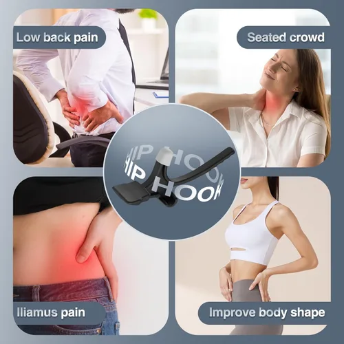 Miniatura 8 de Herramienta de Liberación del Músculo Psoas - Herramienta de Liberación del Psoas con Gancho de Cadera Totalmente Ajustable para Ilíaco, Dolor