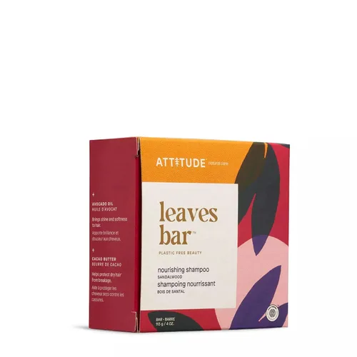 Miniatura 2 de ATTITUDE Barra de champú nutritiva, origen natural, para cabello suave y de aspecto saludable, aceite de aguacate, ingredientes verificados