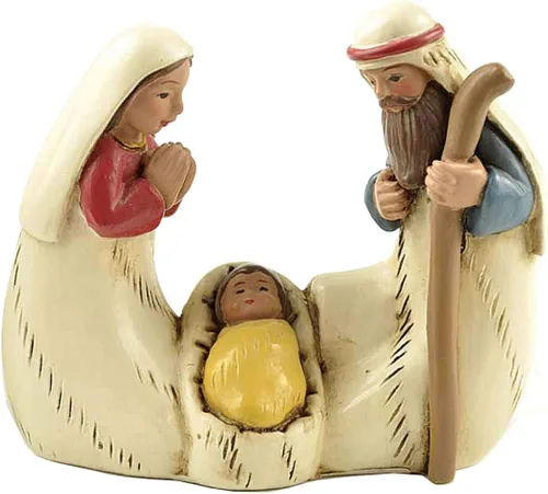 Miniatura 13 de Decoración Navideña Juego de Natividad en Miniatura, 11 piezas Juego de Figuras Religiosas de Decoración Navideña Incluye Escena del Establo