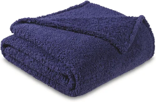 Miniatura 20 de Brooklyn Loom Marshmallow Sherpa - Manta de microfibra de 100 % poliéster de felpa, temática casual sólida, ropa de cama para adultos, certificado