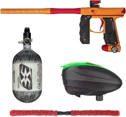 Miniatura 4 de Action Village Empire Mini GS TP Contender Kit de pistola de paintball con tanque 68/4500 Negro Polvo/Negro Polvo