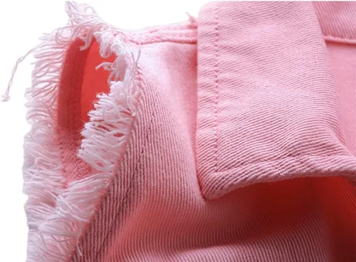 Miniatura 4 de JiangWu Chaleco de mezclilla para mujer, sin mangas, con botones, rasgado, casual