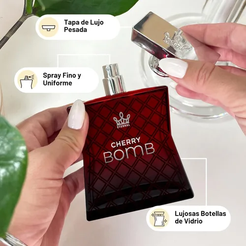 Miniatura 6 de Eternal Fragrance - Eternal Cherry Bomb - Inspirado en el perfume de cereza de lujo perdido - 3.4 oz (100ml) - Eau de Parfum - De larga duración