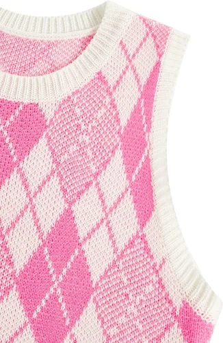 Miniatura 6 de Floerns - Camiseta corta sin mangas con cuello redondo y diseño de fresas para mujer