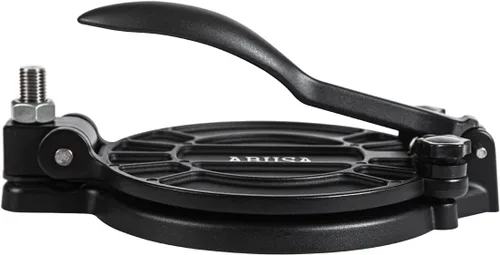 Miniatura 2 de ABUSA Prensa para Tortillas Ajustable en Grosor de 8 Pulgadas Fabricante de Tortillas Negro - Roti, Prensa de Masa, Dosa, Tawa, Tamal, Pizza