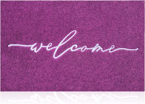 Miniatura 17 de AAZZKANG Alfombra Amarilla para Puerta Exterior Alfombra de Bienvenida para Puerta Interior, Alfombra Antideslizante de Goma para Puerta, Alfombras