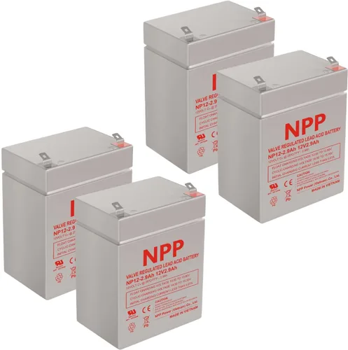Miniatura 17 de NPP Batería AGM recargable de 12 V 1.2 Ah, plomo ácido sellado NP12-1.2Ah T1 baterías de reserva para sistema de seguridad ADI/Ademco 484, alarma