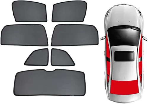 Miniatura 2 de ZJIEX Car Window Shade for Kids Side Window Sun Shade for Song Plus 2020+ Magnetic Curtain Sun UV Protection Covers for Baby Auto Accessories,7PCS