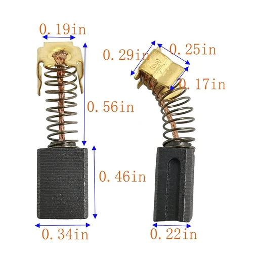 Miniatura 3 de CB407 - Juego de cepillos de carbón para motor Makita, sierra de calar, taladro giratorio, taladro, taladro de martillo, destornillador eléctrico