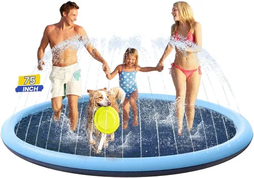 Miniatura 10 de PETOCAT Almohadilla antideslizante para perros, para piscina, extra grande, para niños, perros, bebés, piscina de verano al aire libre, juguete