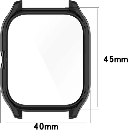 Miniatura 2 de FitTurn Funda protectora de pantalla compatible con el reloj Amazfit GTS 4, a prueba de golpes, protector delgado, protector de parachoques delgado