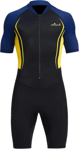 Miniatura 8 de DIVE & SAIL Traje de neopreno corto de 0.059 in para adultos, para buceo, natación, surf, canoa