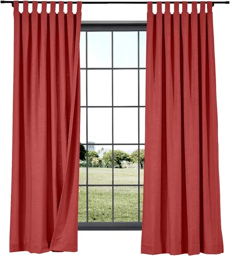 Miniatura 16 de EcoDrapes Paneles de cortina macizos con pestañas trenzadas para casa de lujo (rosa bebé, 52 pulgadas de ancho por 63 pulgadas de largo, 1 panel)