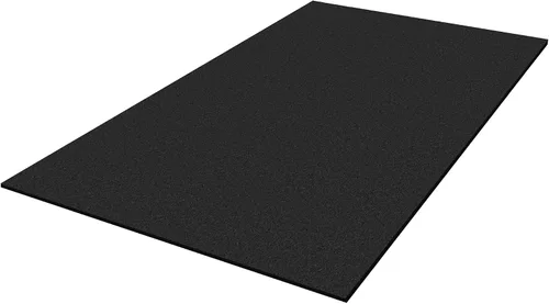 IncStores Tapete Premium de 4'x6' - Tapete de Ejercicio de Goma Vulcanizada, Tapetes de Alta Densidad para Pisos de Gimnasio, Gimnasio en Casa y