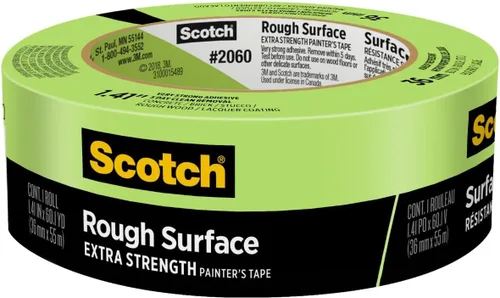 Cinta adhesiva de 3M, 2060, para superficies de difícil adherencia, Verde, 2060-1.5A