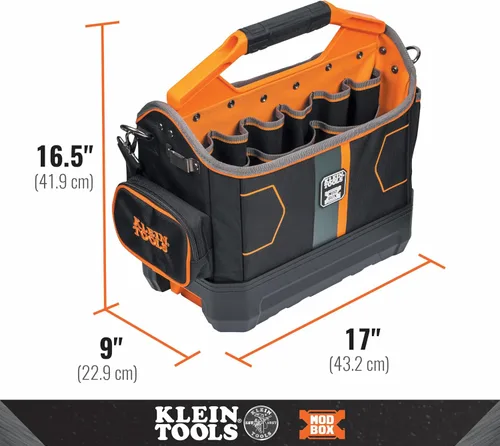 Miniatura 2 de Klein Tools 62202MB Bolsa de Herramientas MODbox, Parte de la Estación de Trabajo Móvil MODbox, 33 Bolsillos, Amplio Almacenamiento de Herramientas