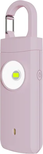 Miniatura 9 de Alarma de seguridad personal recargable para mujeres, sonido de sirena fuerte, luz LED estroboscópica SOS, carga USB, llavero de alarma personal Agua