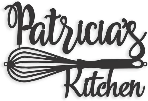 Miniatura 4 de Letrero de cocina personalizado con nombre, arte de pared de metal personalizado para decoración del hogar, casa de campo rústica, regalo perfecto