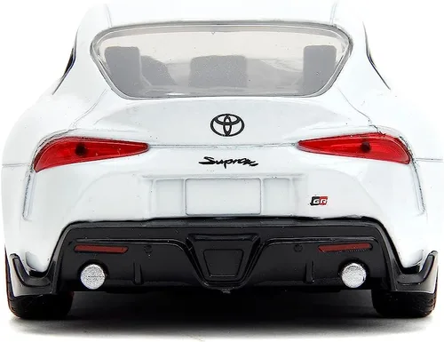 Miniatura 4 de Jada Pink Slips 1:32 W1 2020 GR Toyota Supra - Auto fundido a presión, juguetes para niños y adultos (blanco)