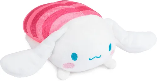 GUND Sanrio Cinnamoroll Sashimi de felpa, animal de peluche premium para edades de 1 año en adelante, rosa/blanco, 15 cm