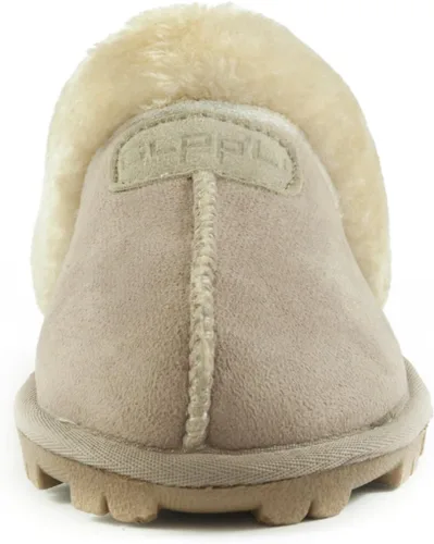 Miniatura 4 de CLPP'LI Pantuflas de invierno cálidas de piel sintética para mujer