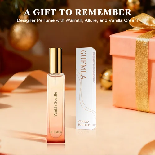 Miniatura 8 de Perfumes de feromonas para mujer, perfume de vainilla, perfume de larga duración para ella, aroma de soufflé de vainilla, tamaño de viaje 0.51 onzas