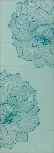 Miniatura 4 de Gaiam Esterilla de yoga – Esterilla plegable de viaje para fitness y ejercicio – Esterilla de yoga plegable para todo tipo de yoga, pilates y Dalias