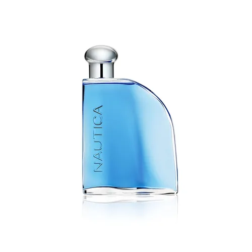 Nautica Blue Eau de Toilette 3.4 onzas fluidas (Paquete de 1), Notas de albahaca, jazmín y cedro, Fragancia para hombre, de larga duración,