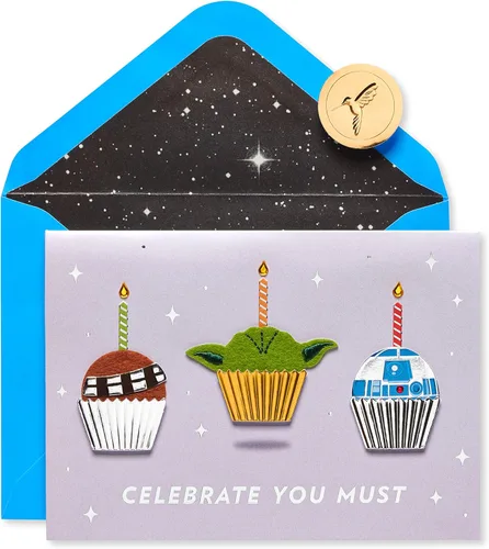 Miniatura 11 de Papyrus Surtido de tarjetas de cumpleaños de Star Wars, BB-8 y Yoda (3 unidades)