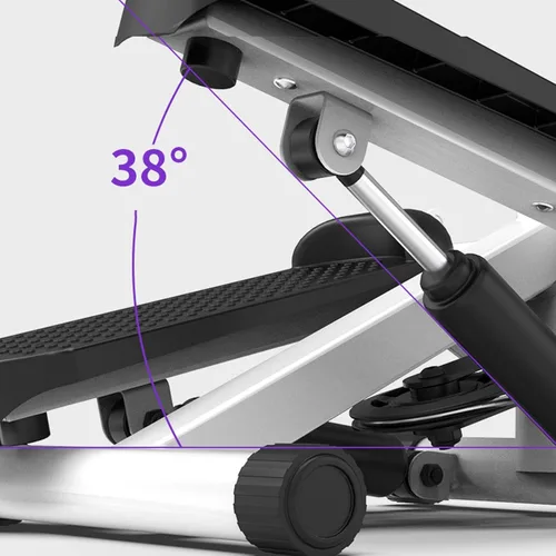 Miniatura 5 de YSUEFIJO Mini escaleras con bandas de resistencia, máquina de ejercicios aeróbicos de fitness, mini máquina de ejercicio paso a paso