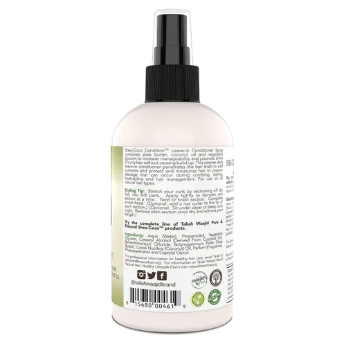 Miniatura 3 de Taliah Waajid Shea Coco Daily Leave In Acondicionador 8oz