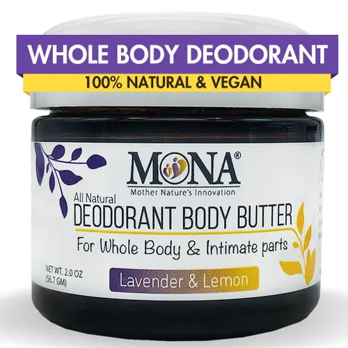 Miniatura 11 de MONA Crema desodorante natural para todo el cuerpo para mujeres y hombres, para partes privadas, sin bicarbonato de sodio ni aluminio, agradable